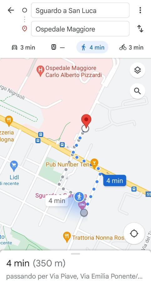Sguardo A San Luca Apartment Bologna Ngoại thất bức ảnh